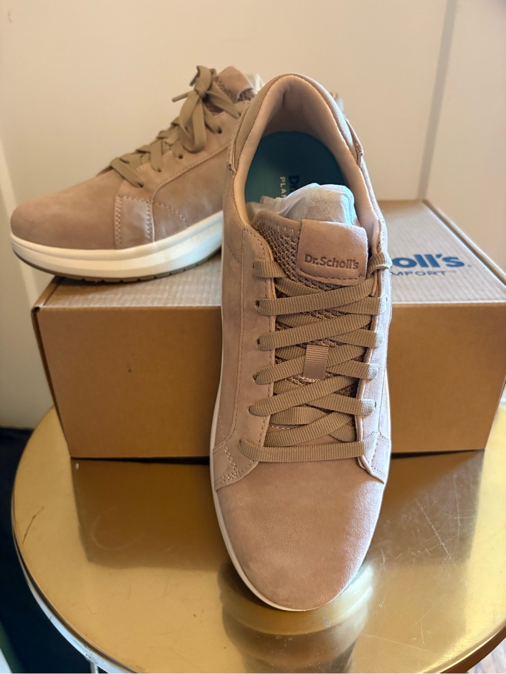 Dr. Scholl's Beige/Tan Women's Sneakers